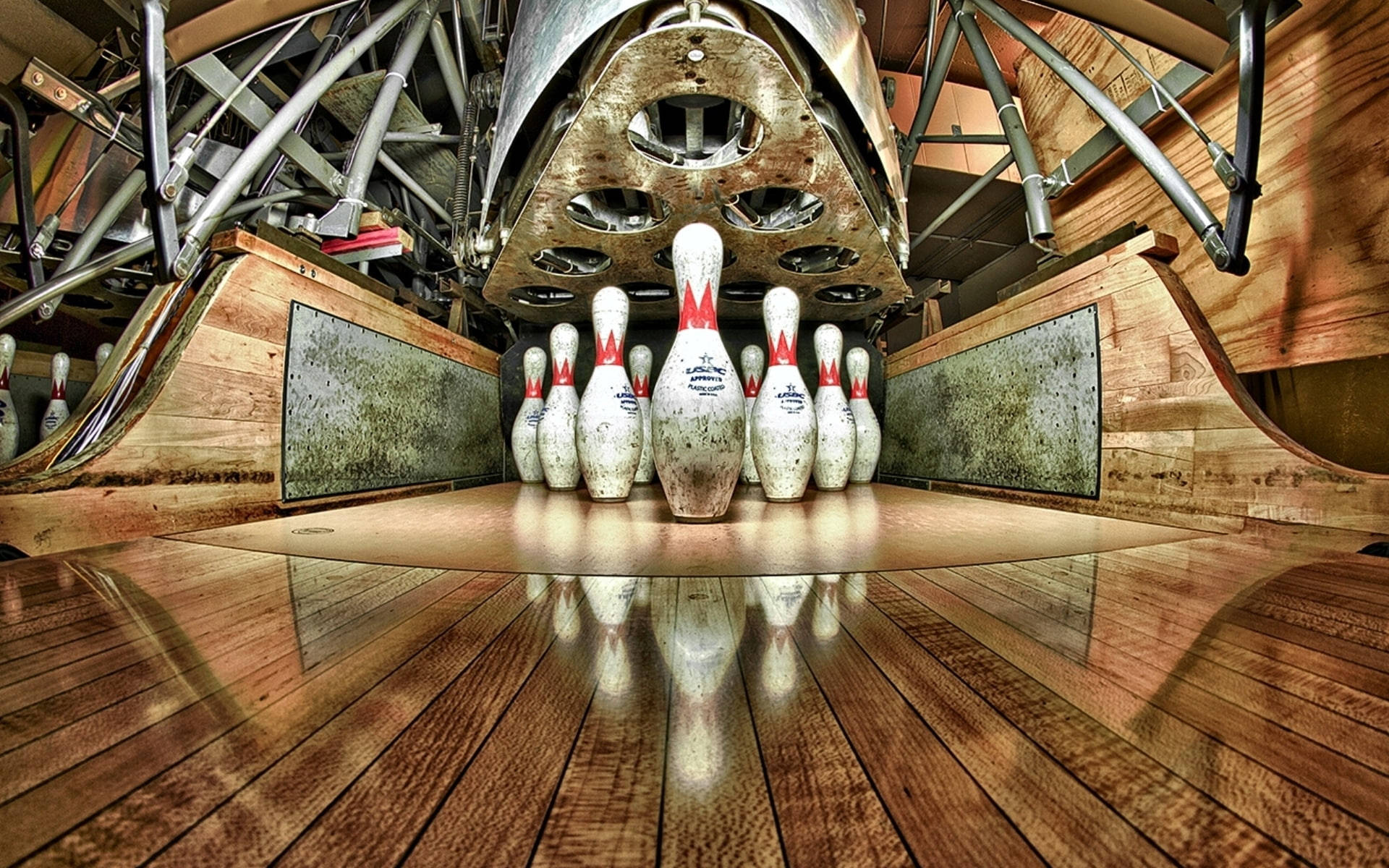 bowling lanes wallpaper
