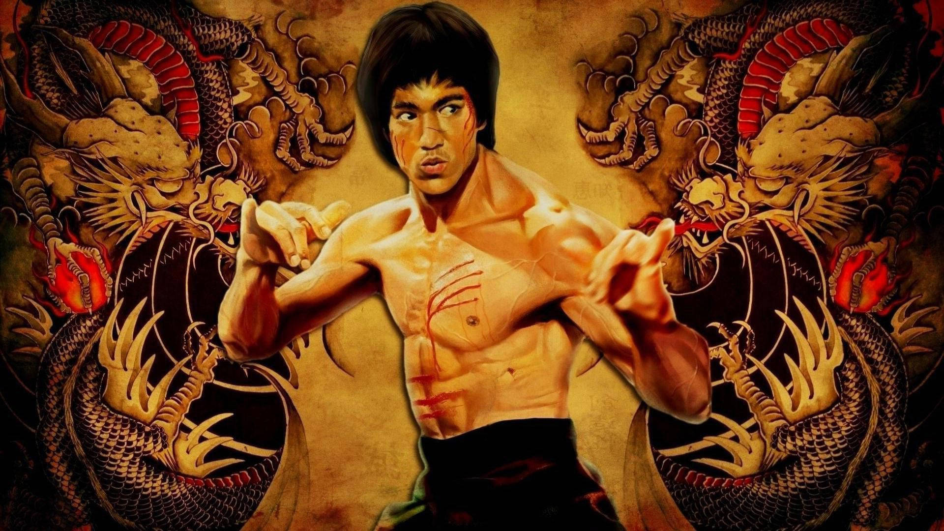 Bruce Lee Background Wallpaper