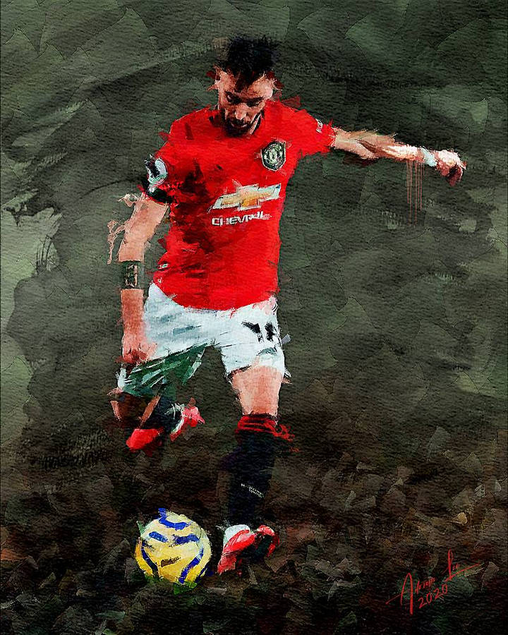 Bruno Fernandes Manchester United Wallpaper