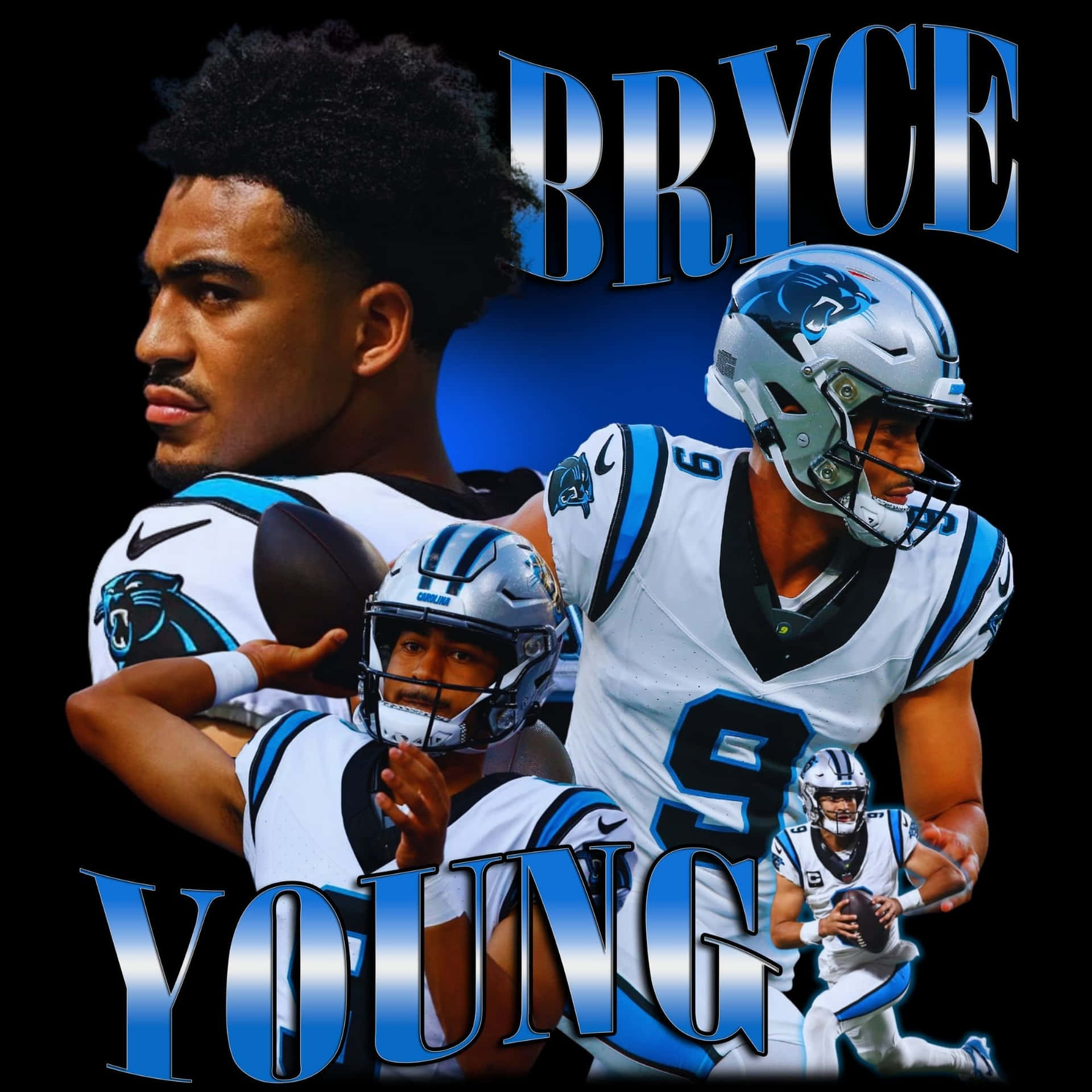 Bryce Young Panthers Wallpaper