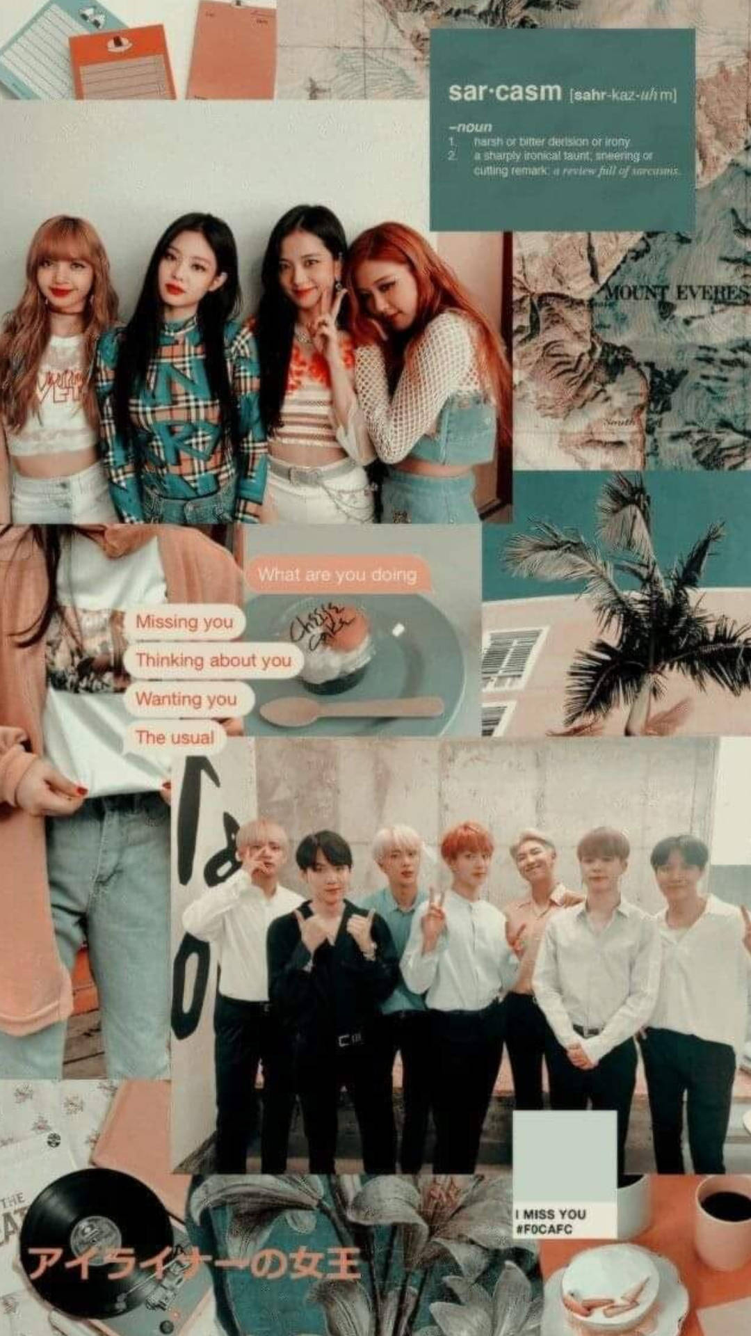 Bts And Blackpink Pictures Wallpaper