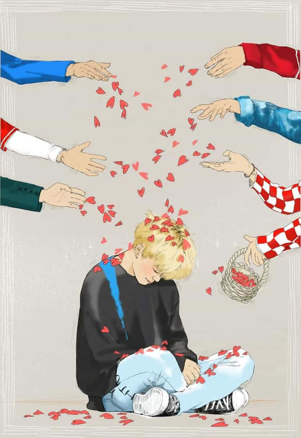 Bts Fanart Bakgrunnsbildet