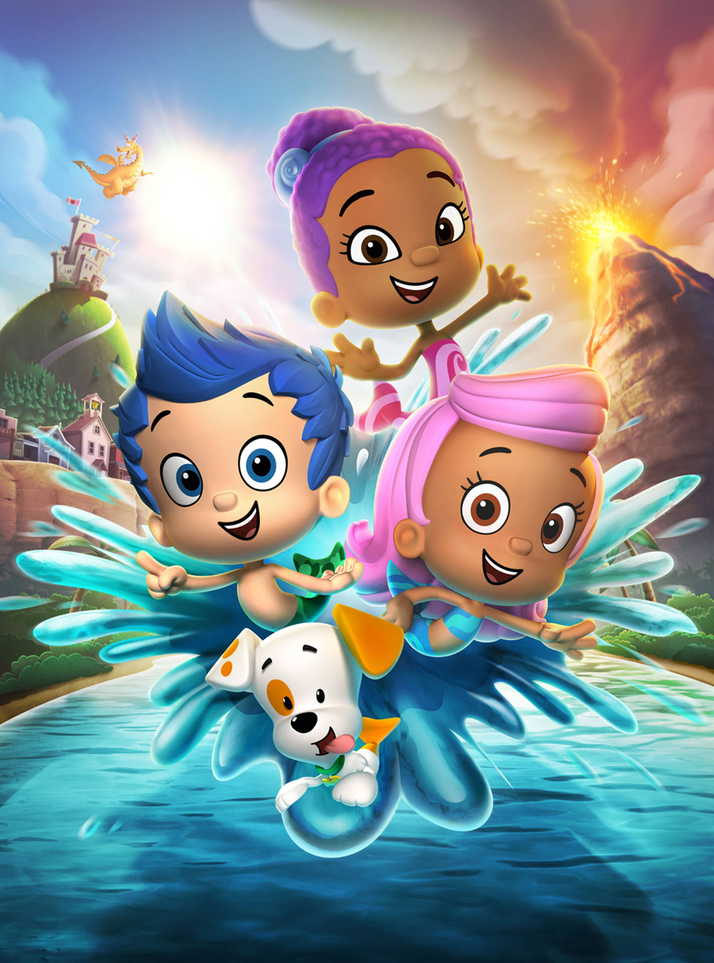 Bubble Guppies Achtergrond