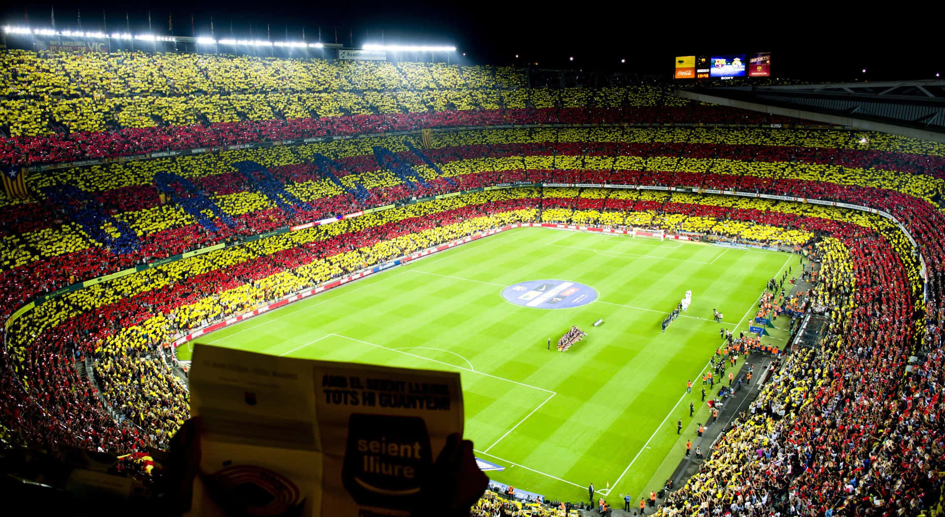 Camp Nou Achtergrond