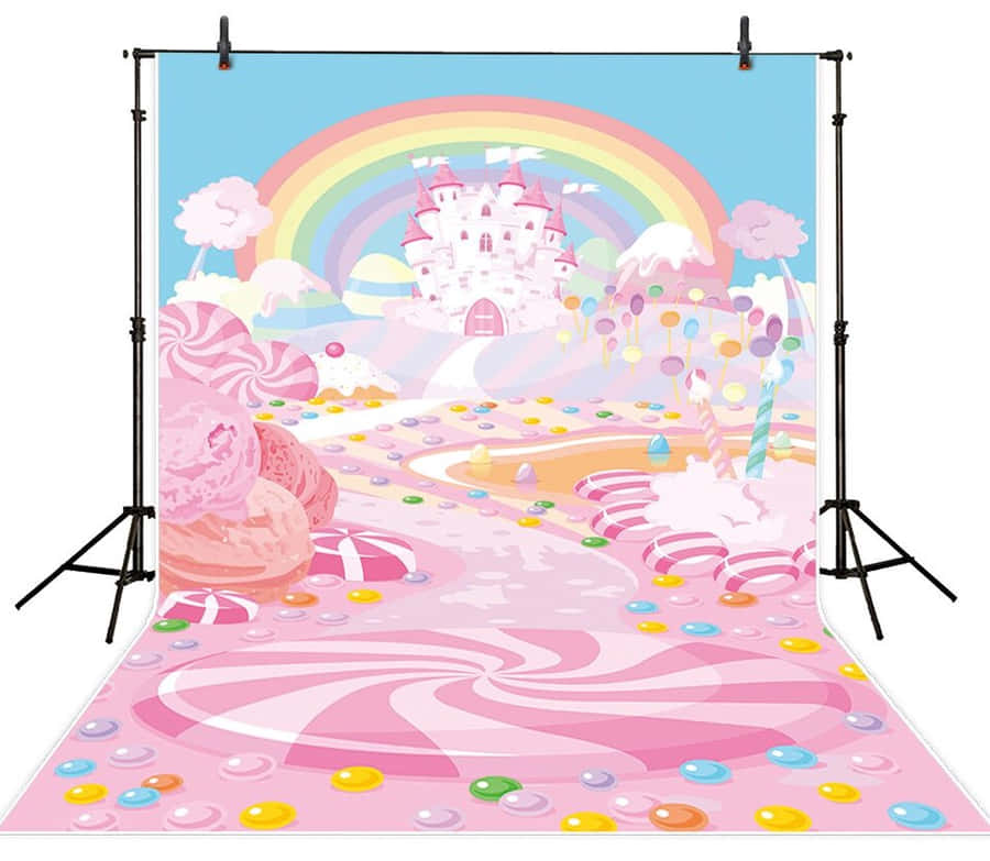 Candyland Background Wallpaper