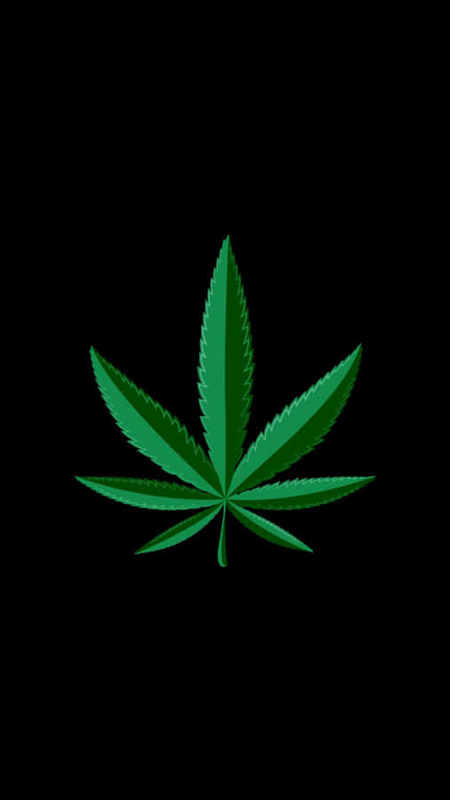 Cannabis Blad Wallpaper