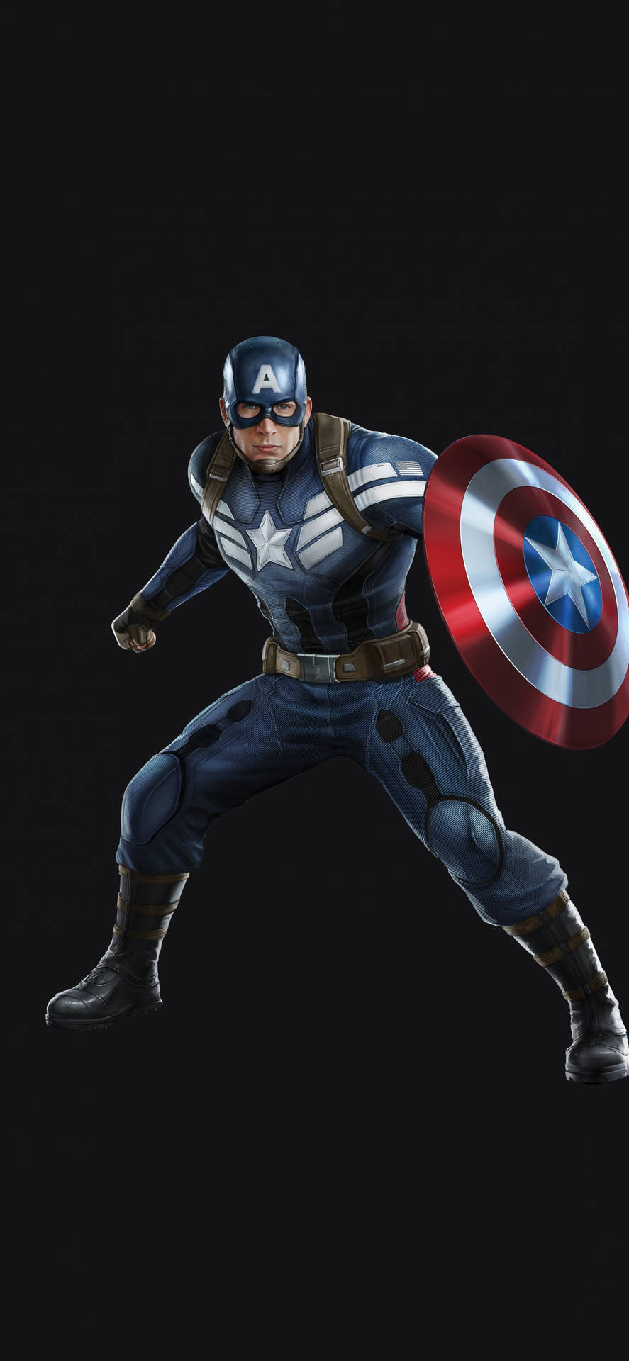 Capitão América Da Marvel Papel de Parede