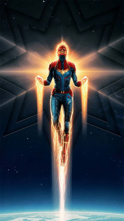 Captain Marvel Ipad Fond d'écran