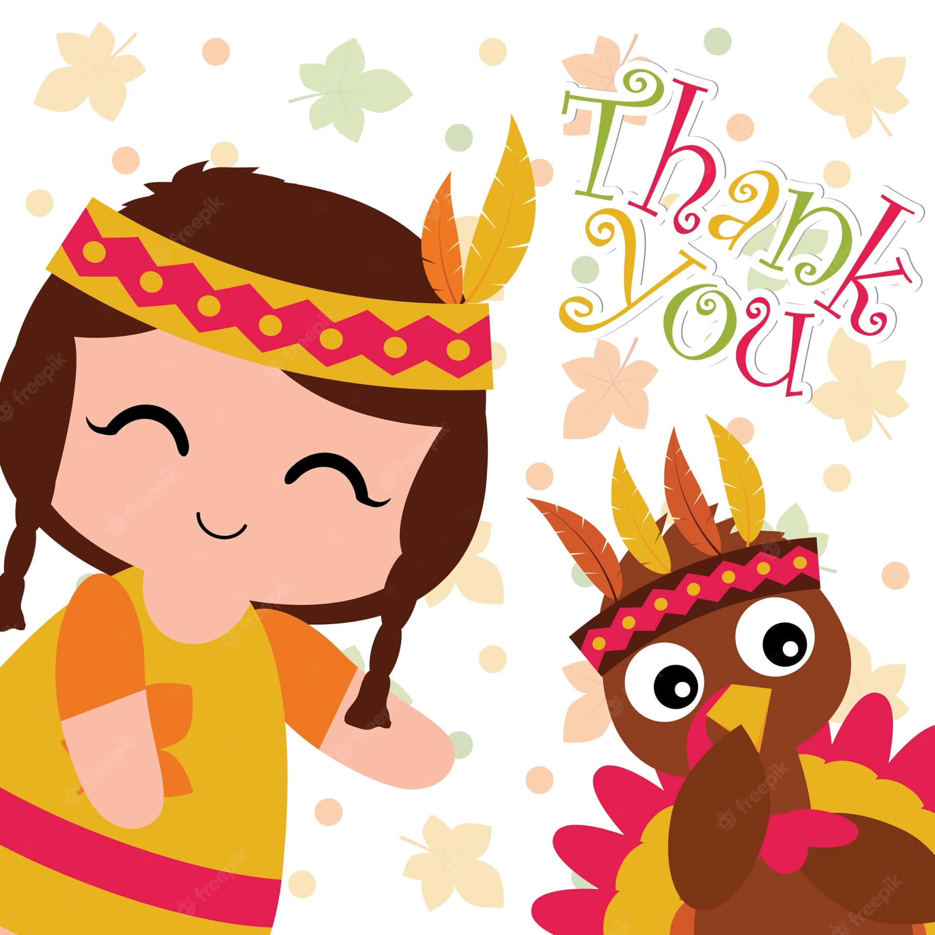 Cartoon Thanksgiving Hintergrund