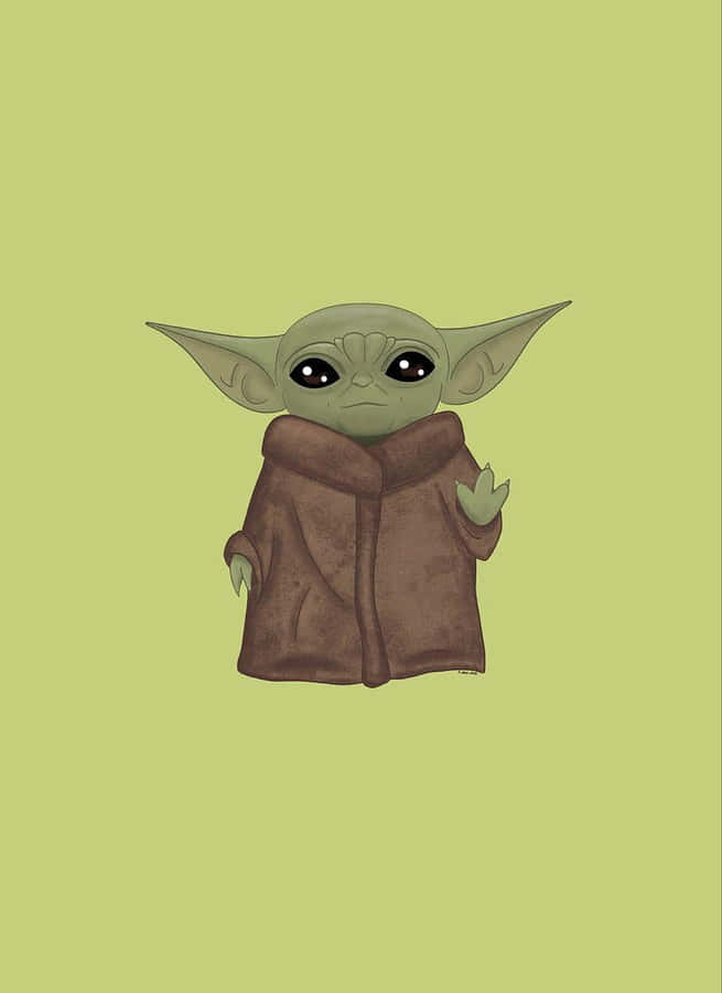 Cartoon Yoda Achtergrond