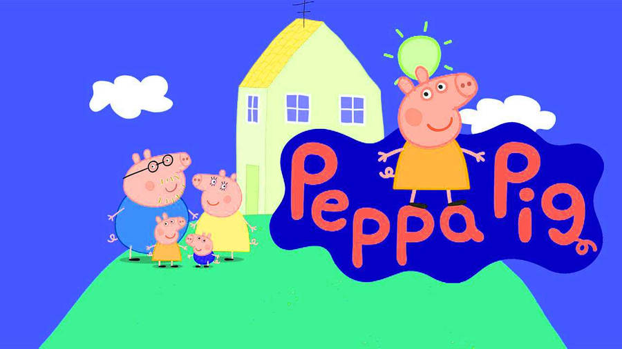 Casa Peppa Pig Papel de Parede