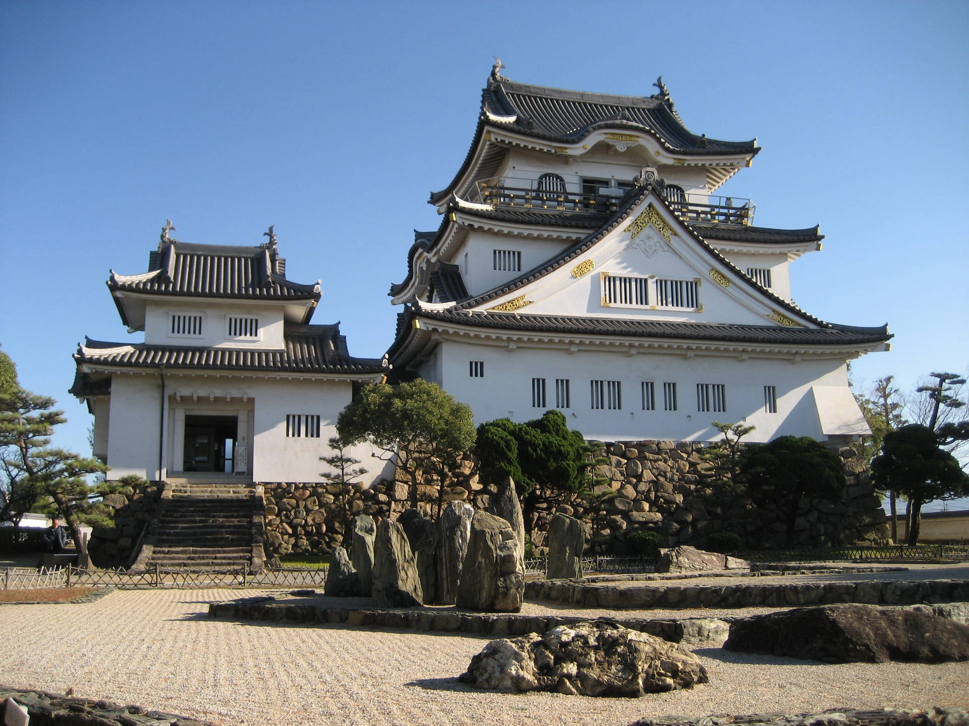 Castello Di Osaka Sfondo
