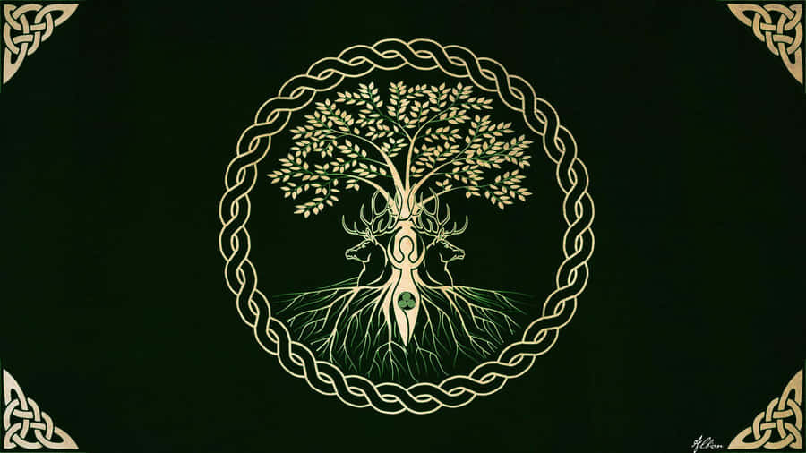 Celtic Background Wallpaper