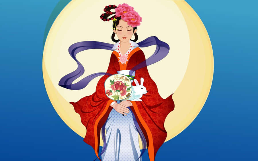 Chang'e Goddess Of The Moon Wallpaper
