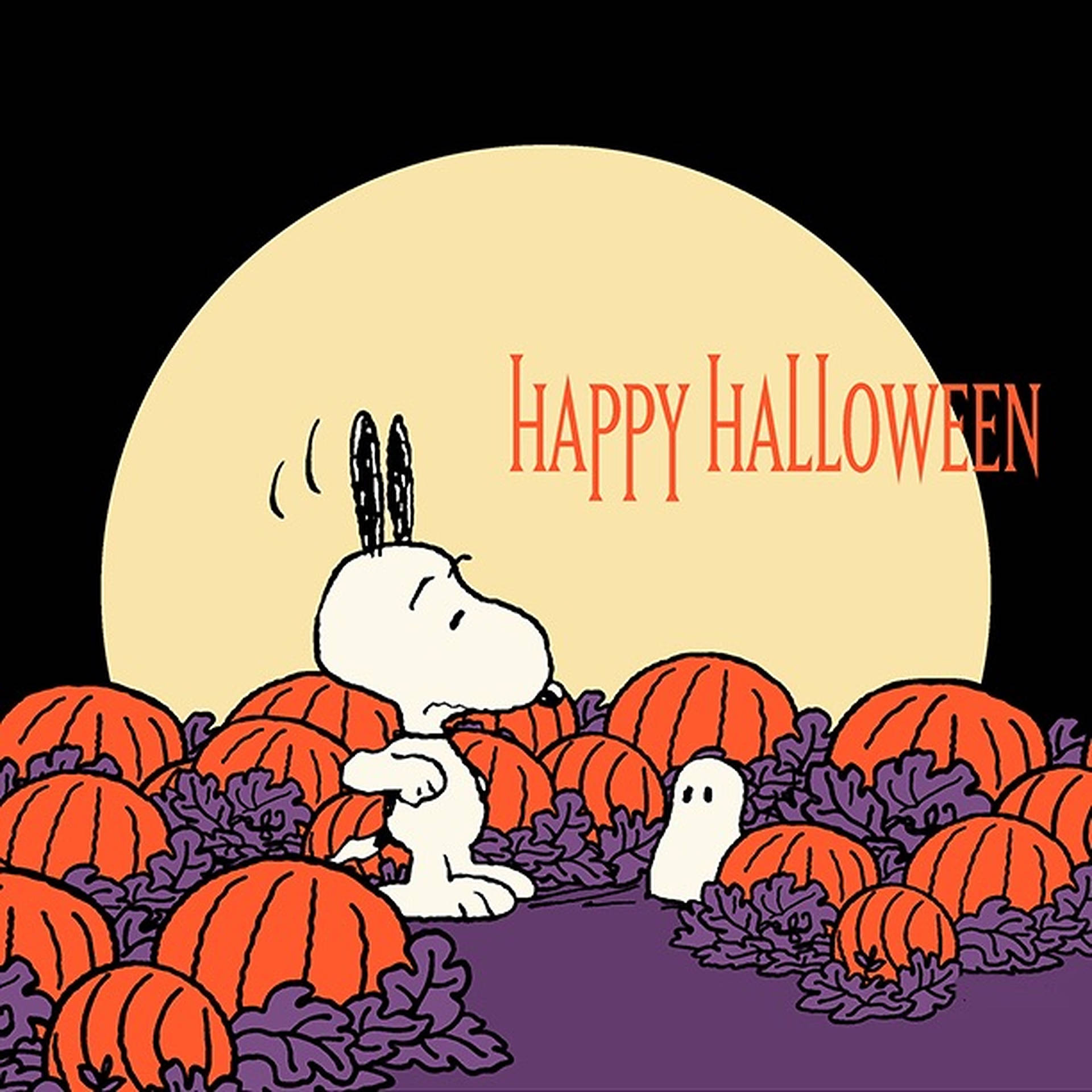 Charlie Brown Halloween Hintergrund