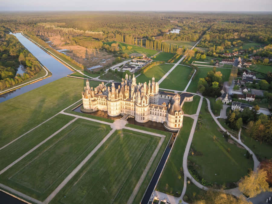 Chateau De Chambord Achtergrond