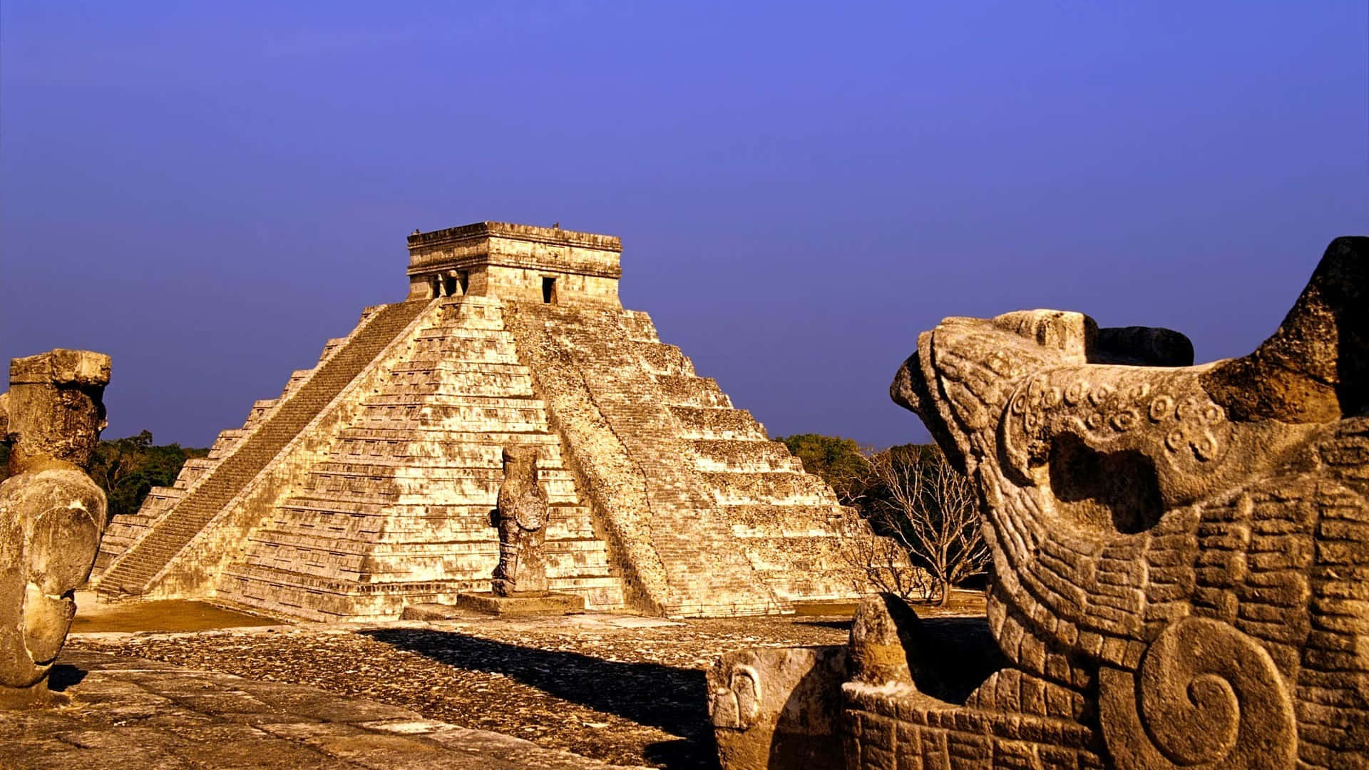 Chichen Itza Mexique Fond d'écran