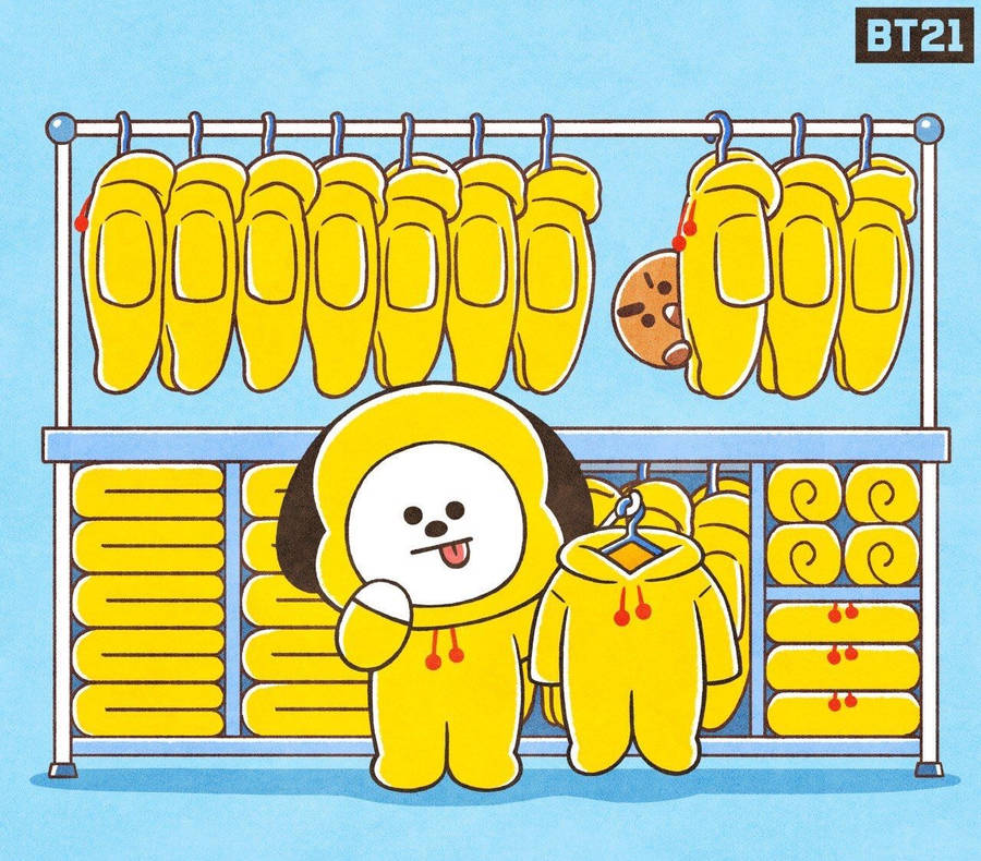 Chimmy Bt21 Papel de Parede