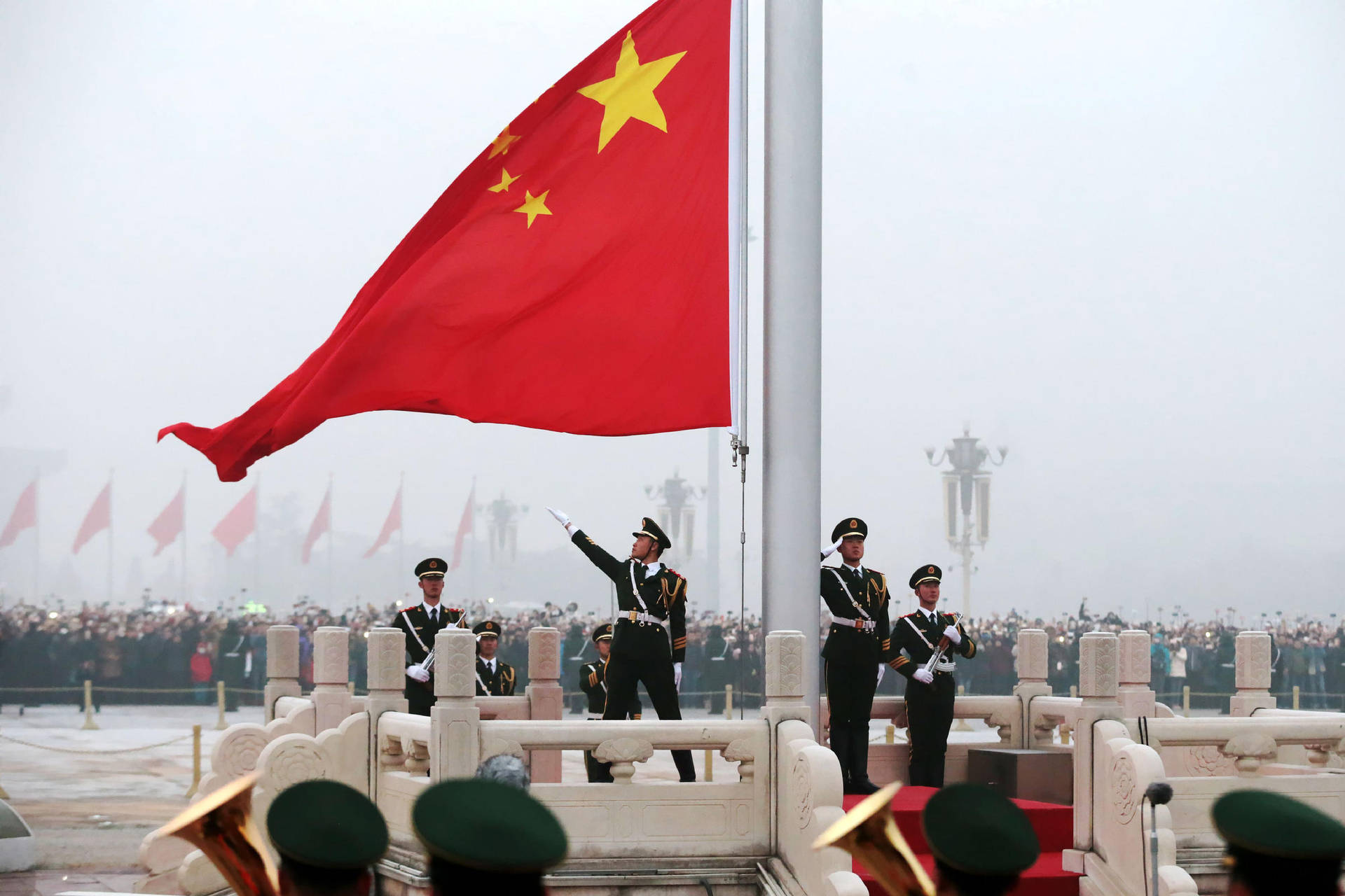 China Flag Background Photos