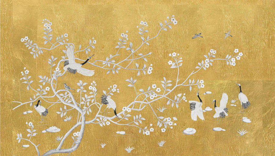 Chinoiserie Achtergrond