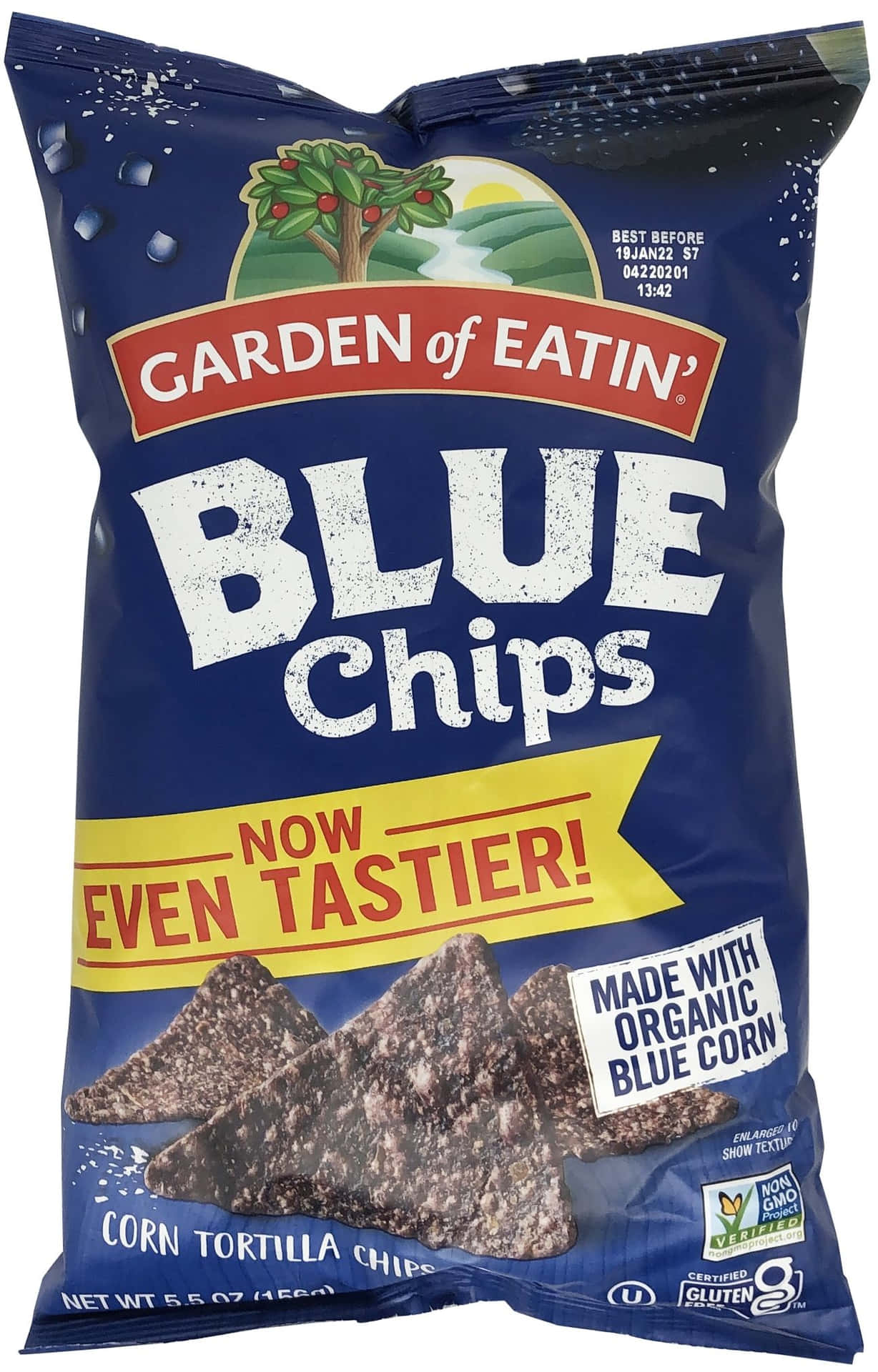 Chips Bleus Fond d'écran