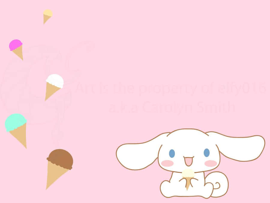 Cinnamoroll Laptop Taustakuva