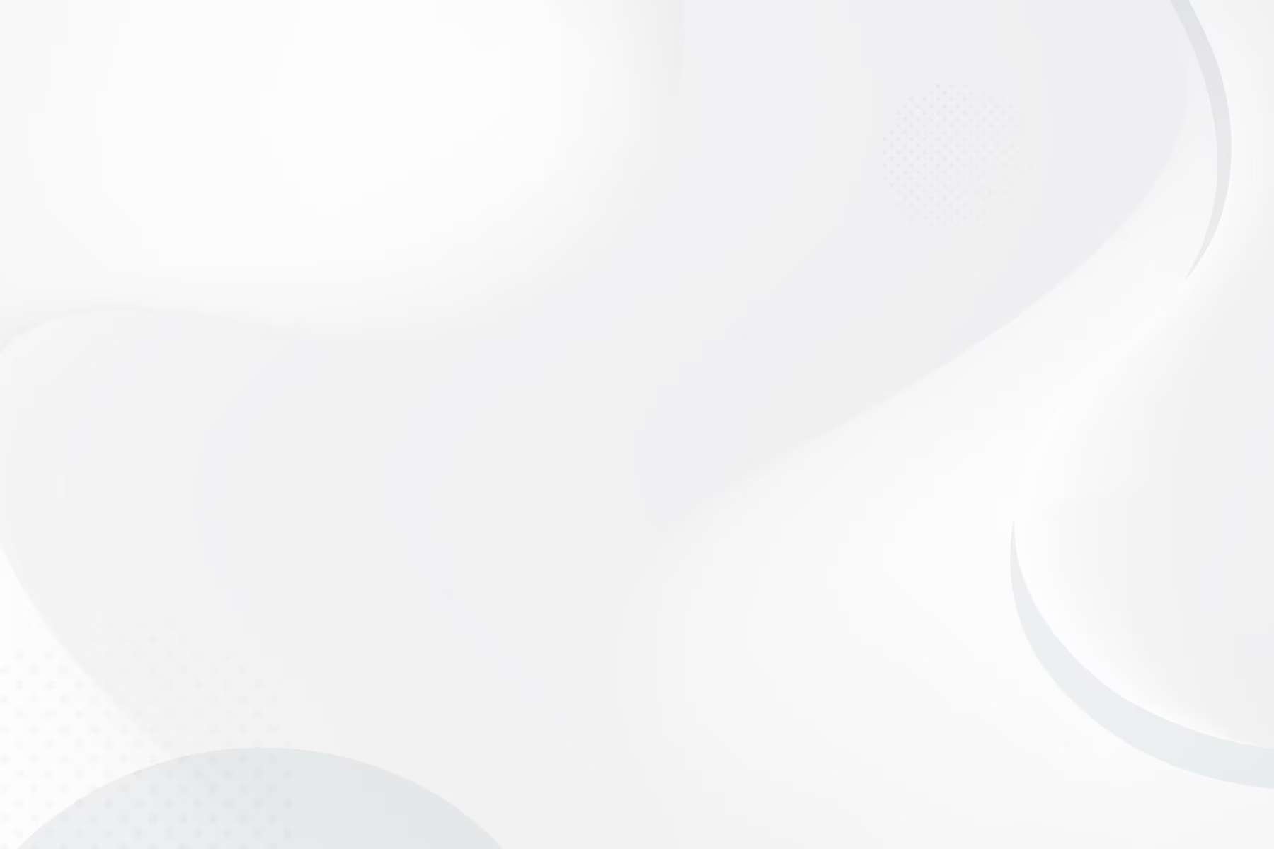 Minimalist abstract background with soft white curves and subtle dotted patterns. — Clean Background