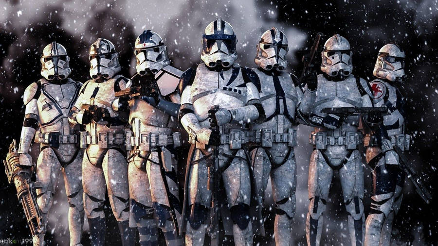 Clone Trooper Em Raid Papel de Parede