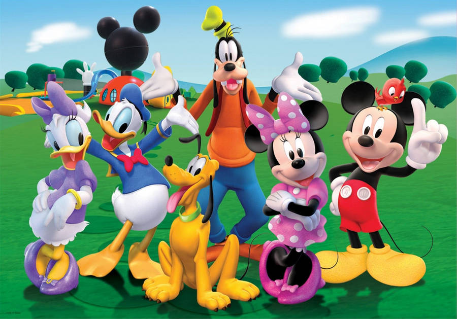 Clube Do Mickey Mouse Papel de Parede