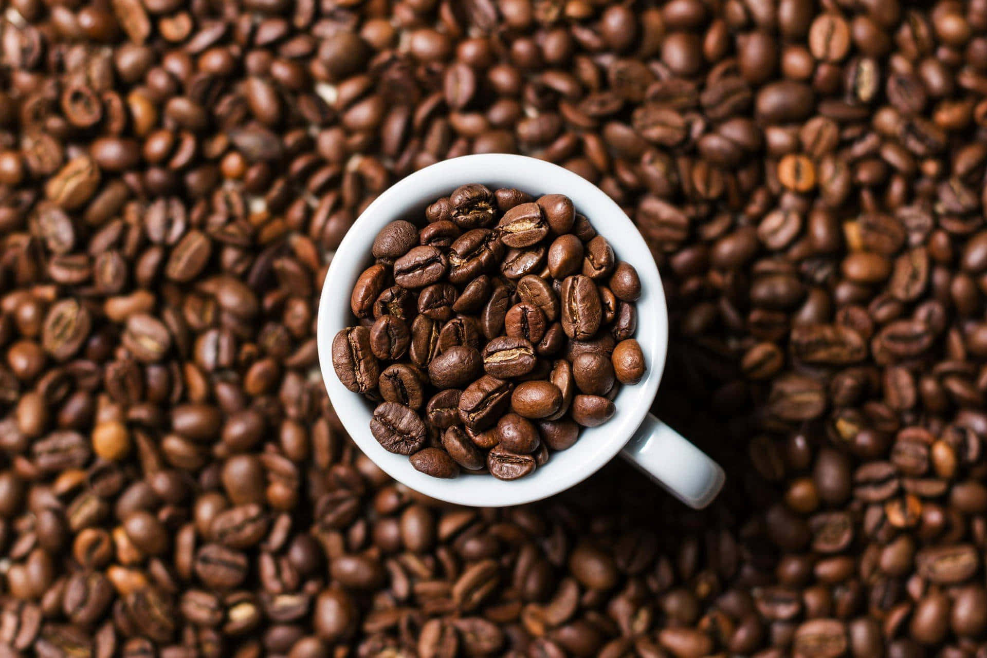 Coffee Beans Background Wallpaper