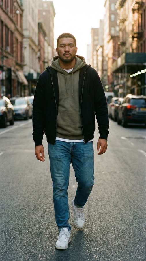 Colby Covington in casual clothes in an urban setting. — Colby Covington Picture