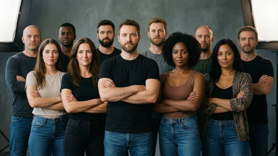 A diverse group stands together, exuding collective confidence and unity. — Confidence Picture