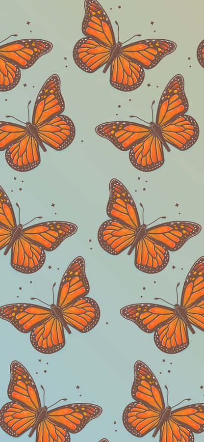 Cool Butterfly Background Wallpaper