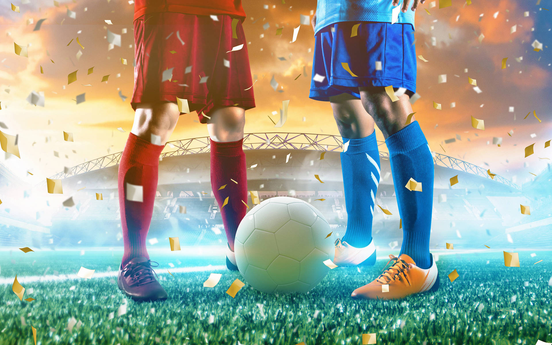 Cooler Fußball Desktop Wallpaper