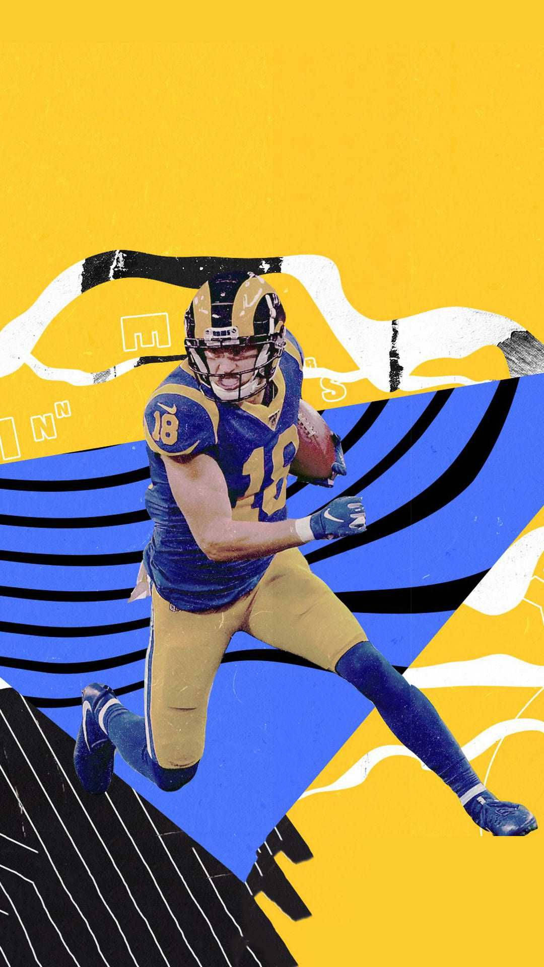 Download Cooper Kupp NFL LA Rams Stats Digital Collage Wallpaper   Wallpaperscom