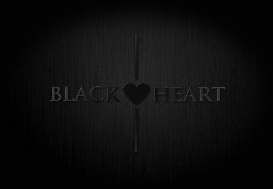 Coração Negro Papel de Parede