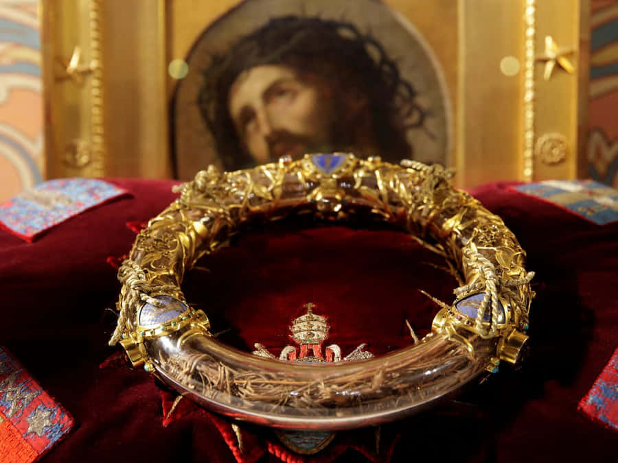 Couronne D'épines De Jésus Fond d'écran