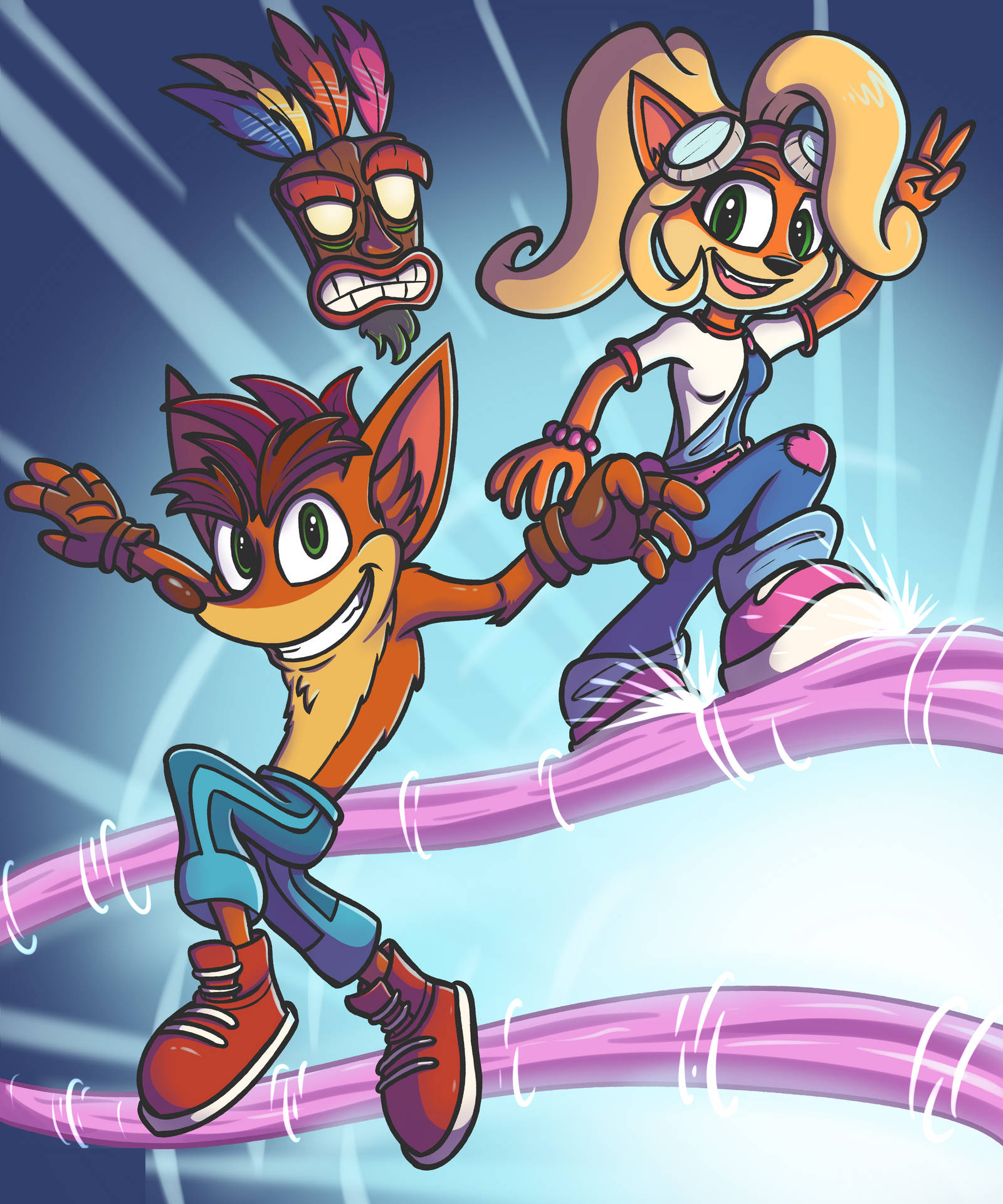 Crash Bandicoot Achtergrond