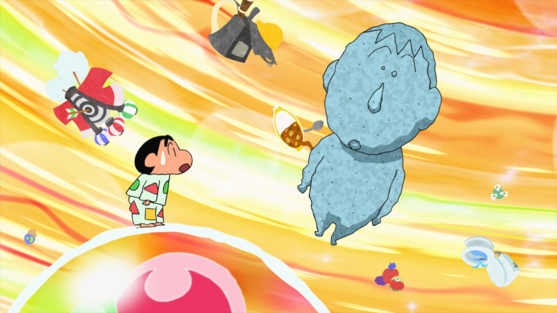 Crayon Shin Chan Achtergrond