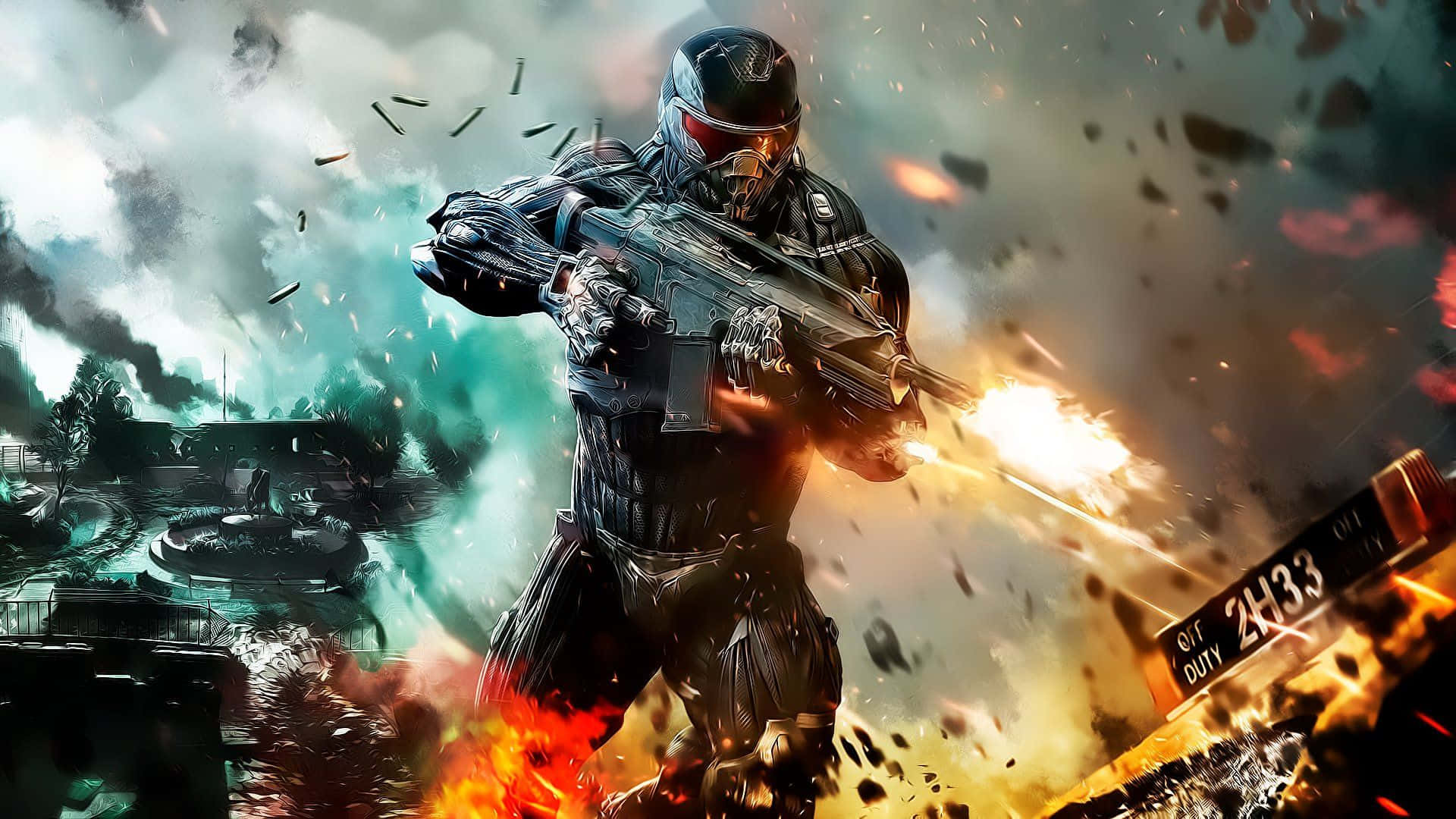 Crysis 3 Stad Achtergrond