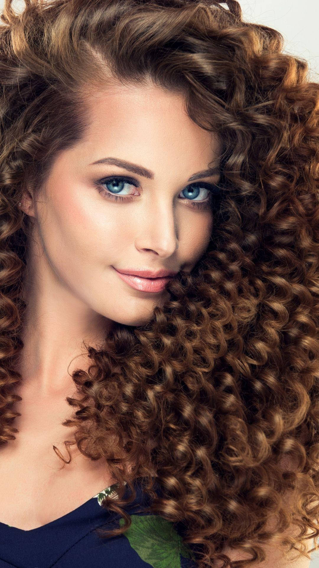 Curly Hair Background Wallpaper