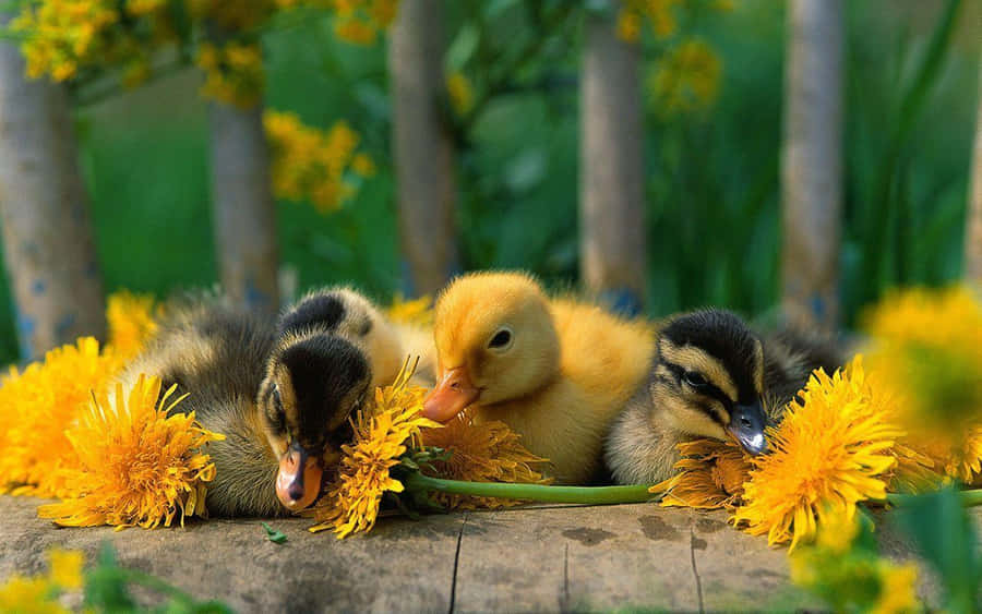 aesthetic duck with flower hat  Pretty animals, Cute animal photos, Cute  little animals