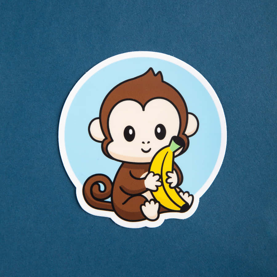 Cute Monkey Photo Wallpaper