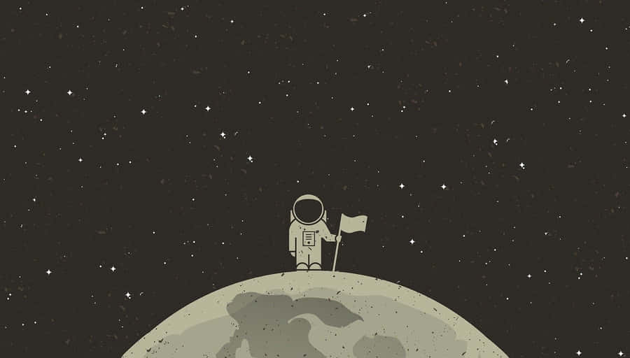 Cute Space Background Wallpaper