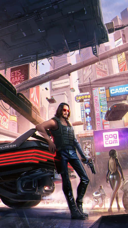 Cyberpunk 2077 Phone Sfondo