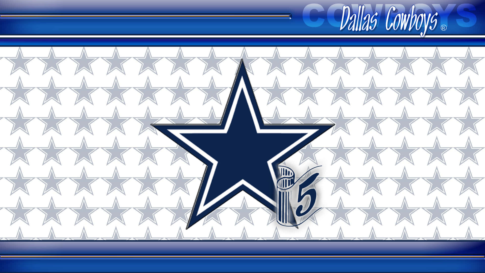 Dallas Cowboys Ster Achtergrond