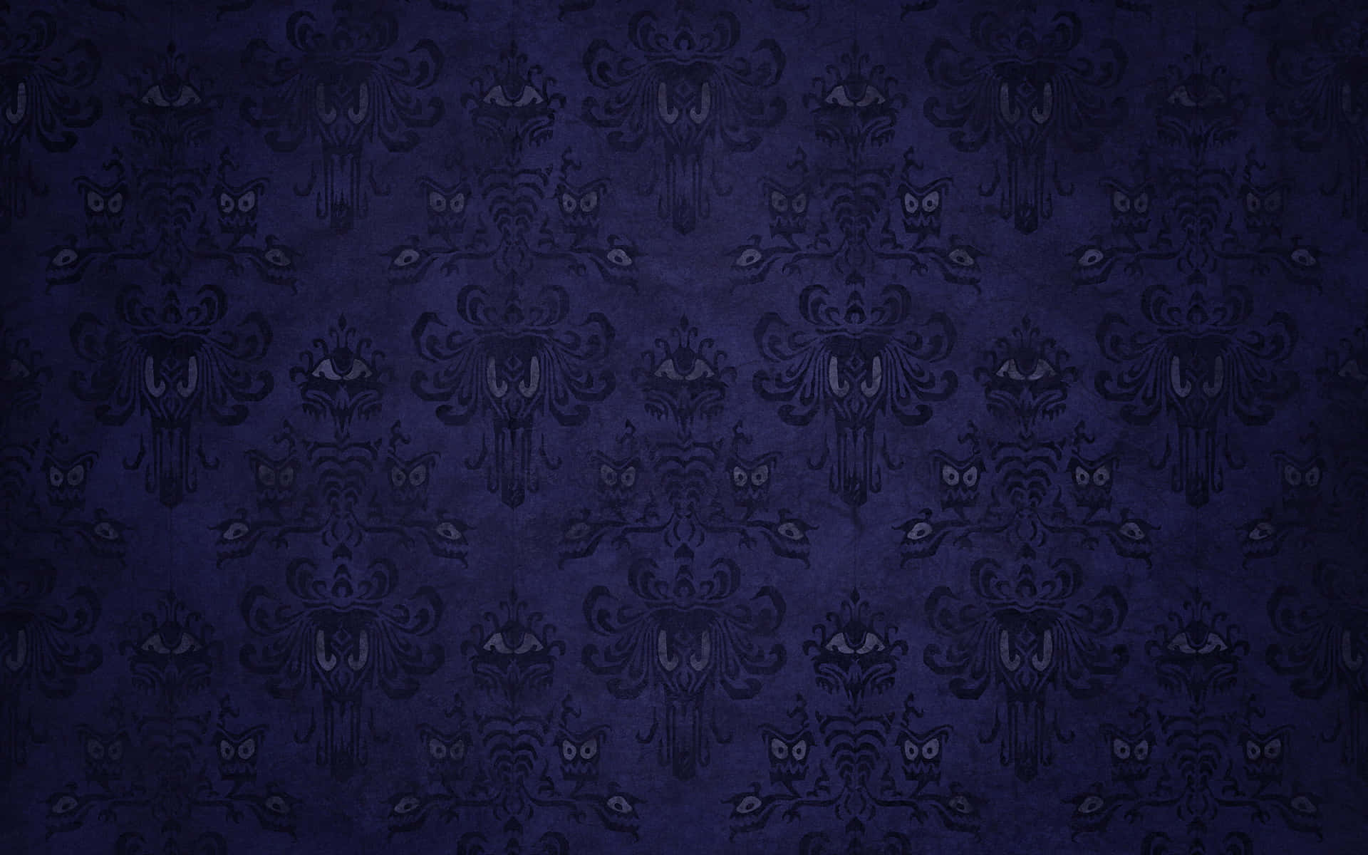 Damask Biru Wallpaper