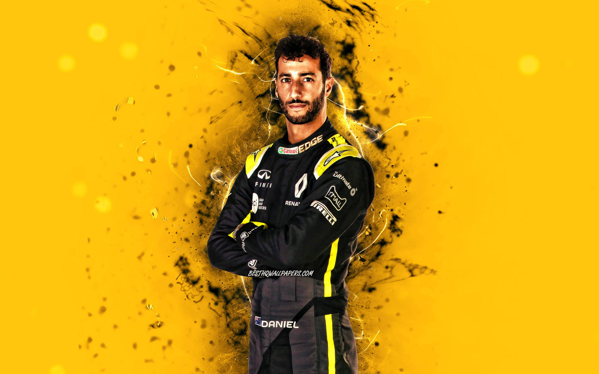 Daniel Ricciardo Background Wallpaper