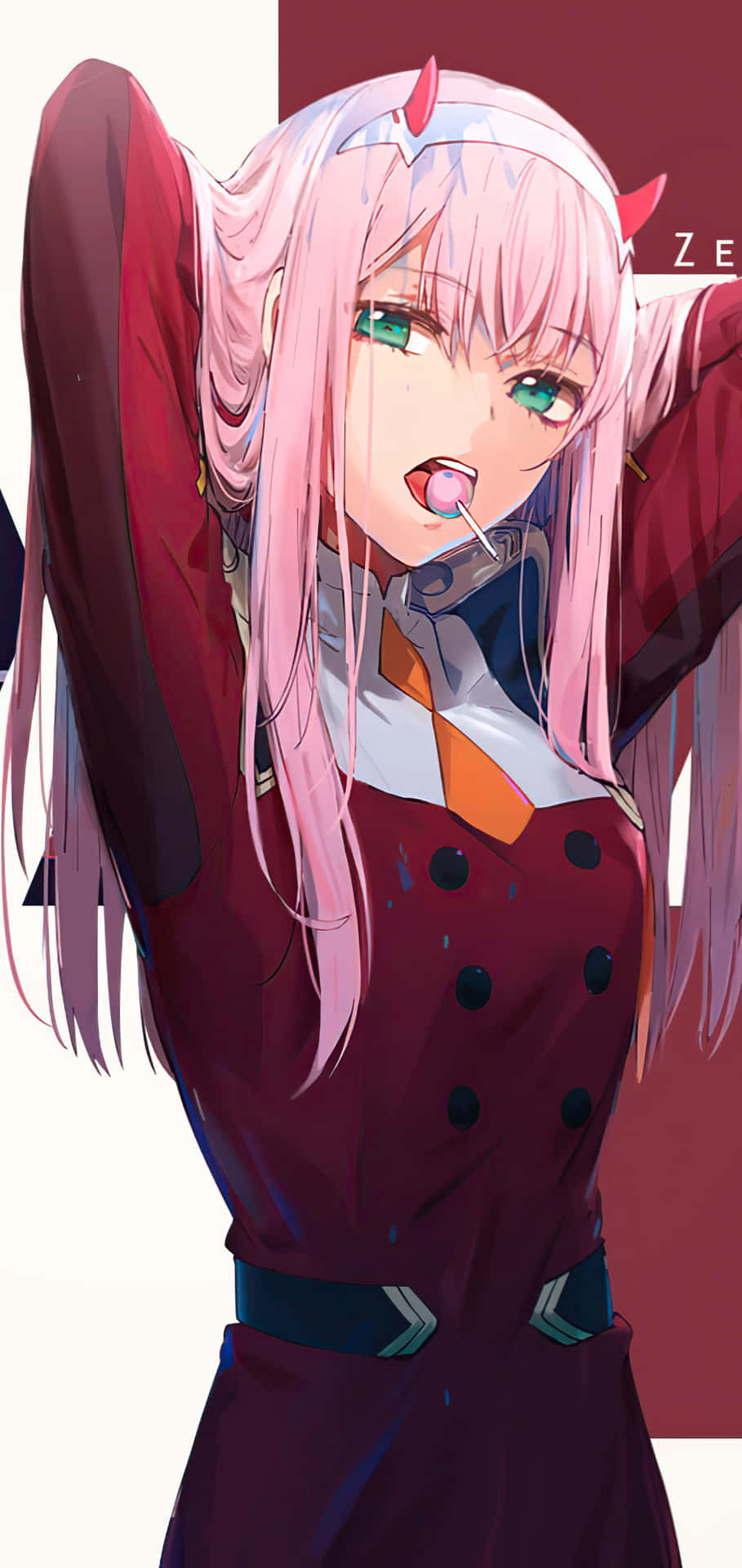 Darling In The Franxx Phone Background Wallpaper