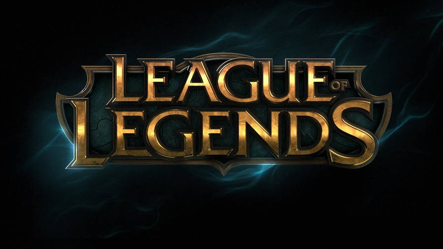 Das Logo Von League Of Legends Wallpaper